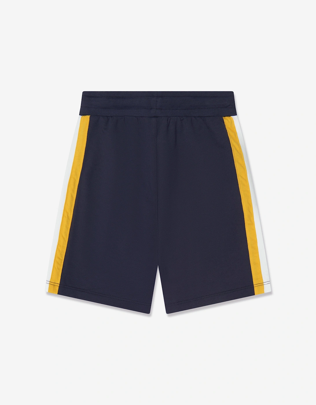 Boys Logo Bermuda Shorts in Navy