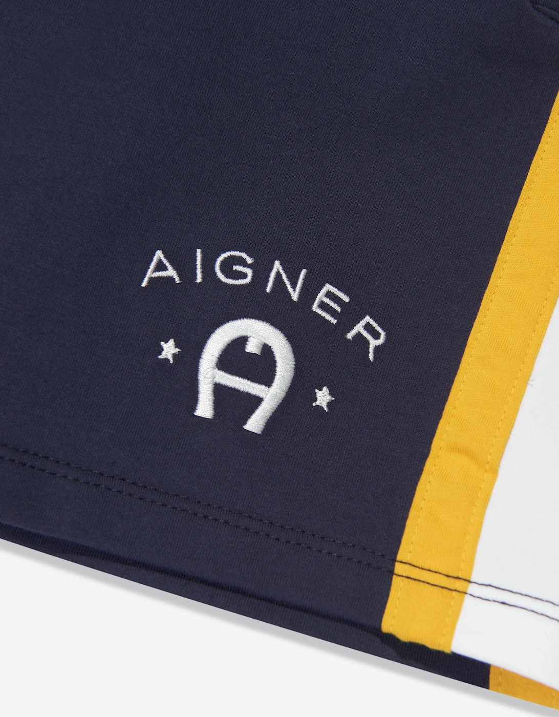 Boys Logo Bermuda Shorts in Navy