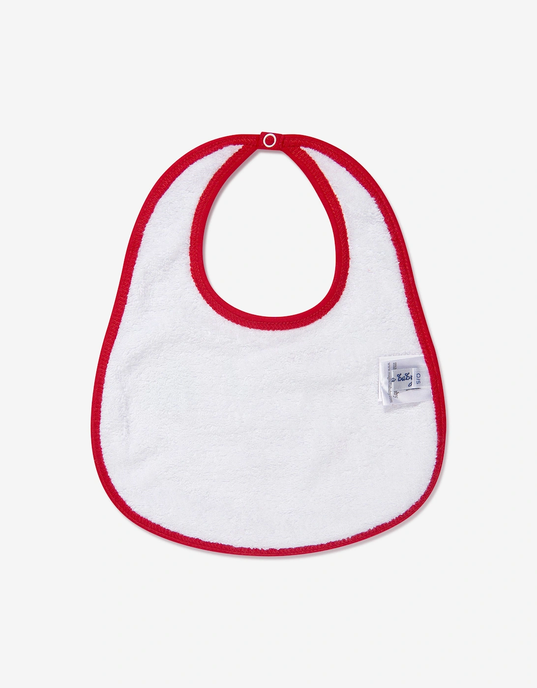 Baby Festive Cupcakes Bib in White