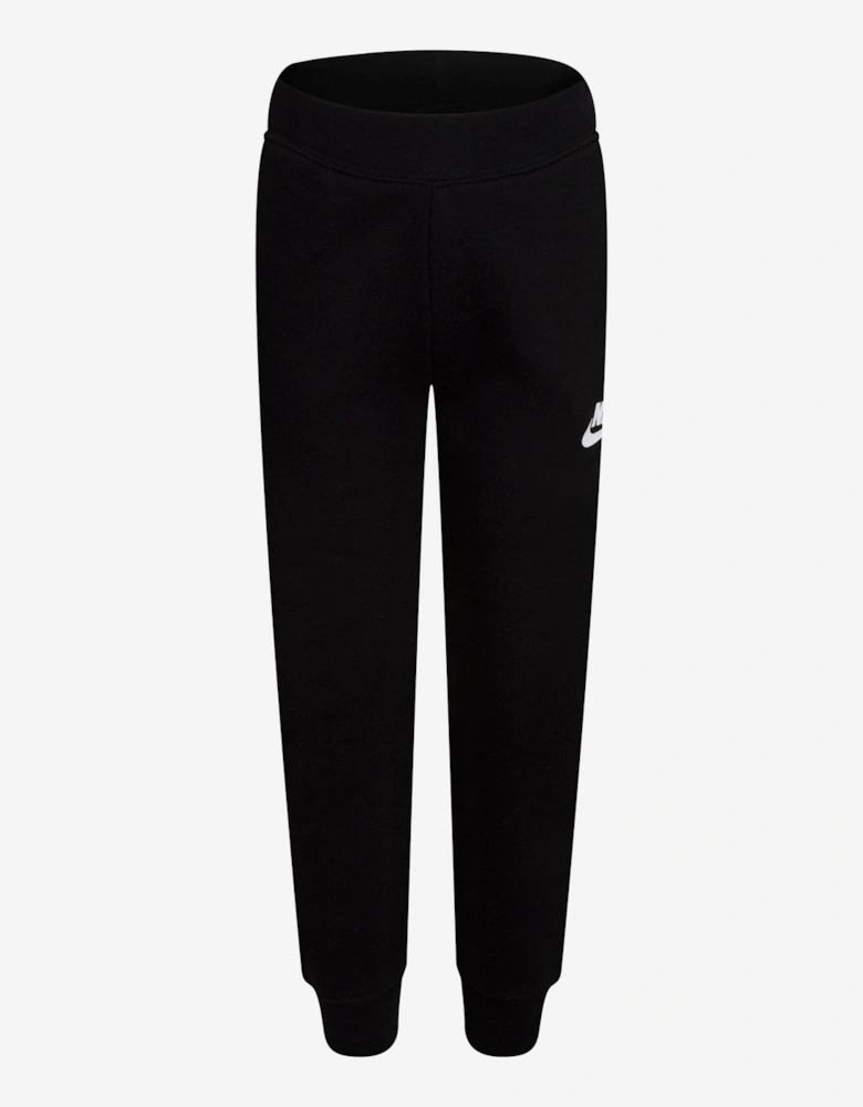 Girls Club Fleece Joggers in Black