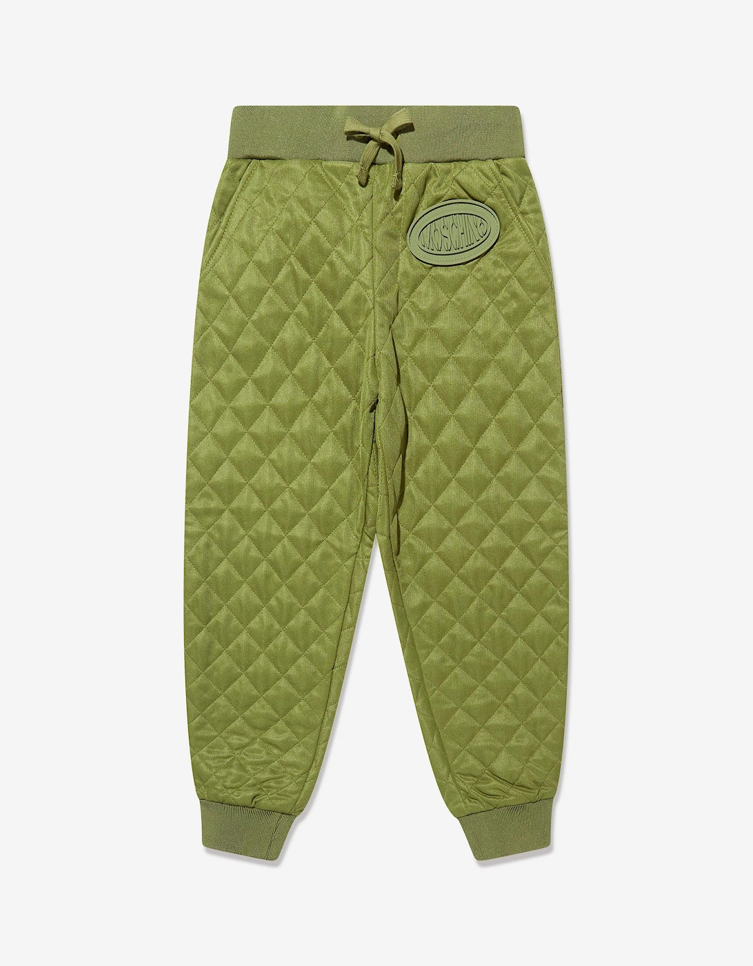 Boys Quilted Joggers in Green, 5 of 4