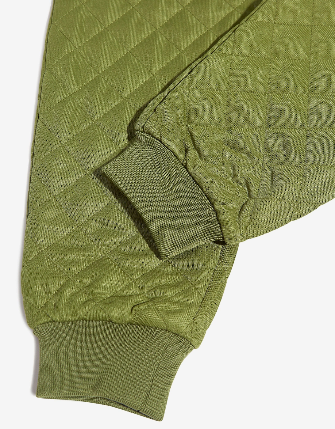 Boys Quilted Joggers in Green