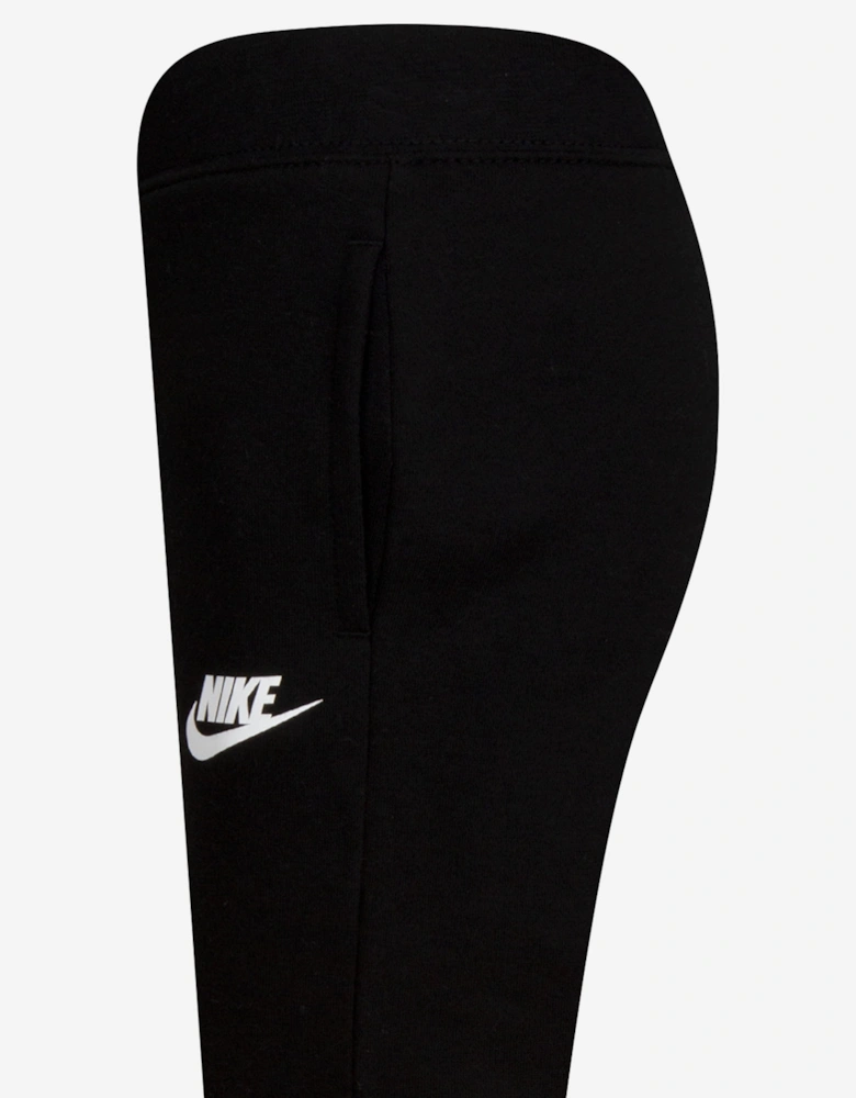 Girls Club Fleece Joggers in Black