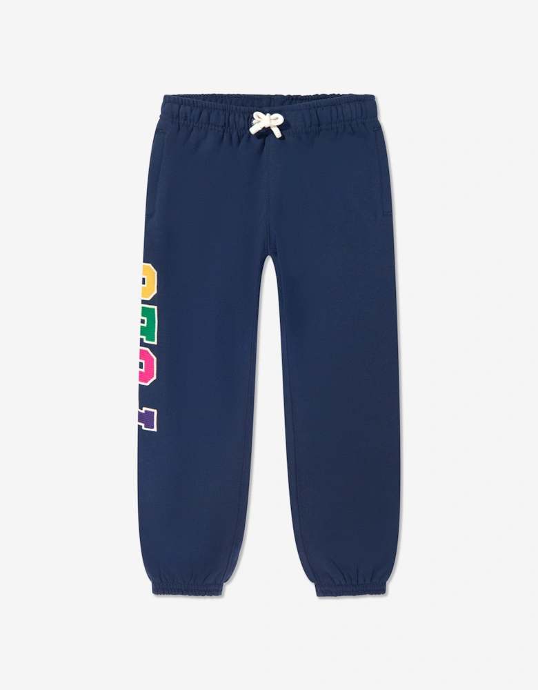 Girls Polo Joggers in Navy
