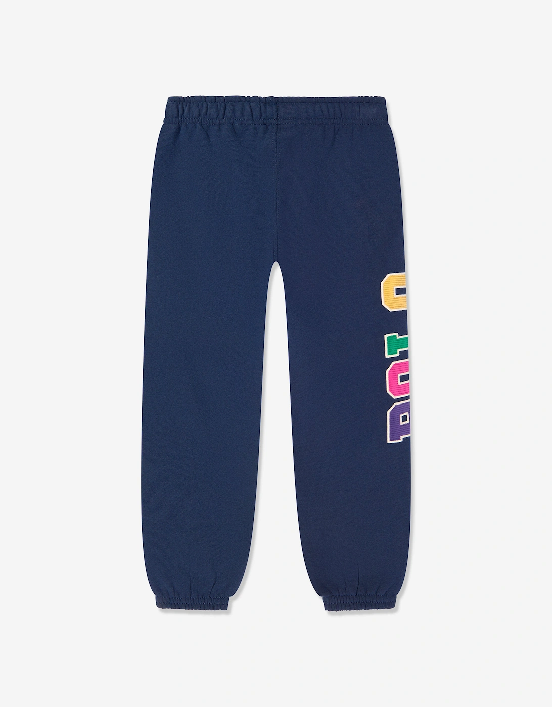 Girls Polo Joggers in Navy