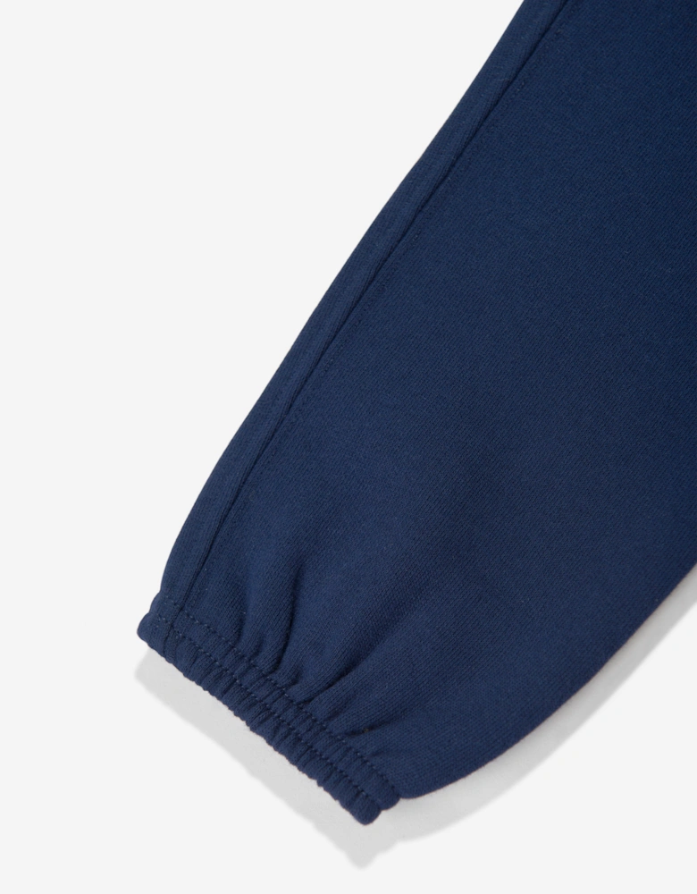 Girls Polo Joggers in Navy