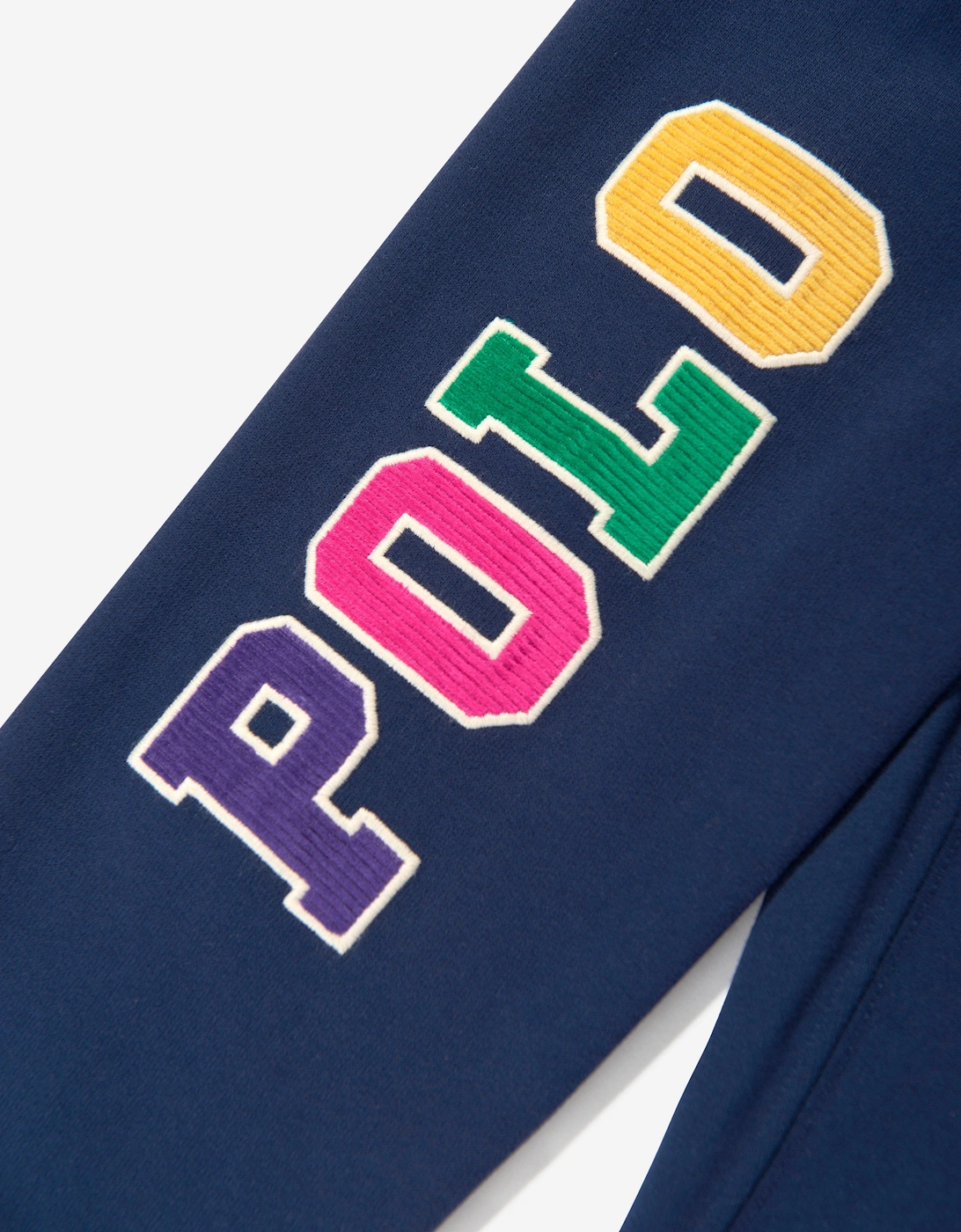 Girls Polo Joggers in Navy