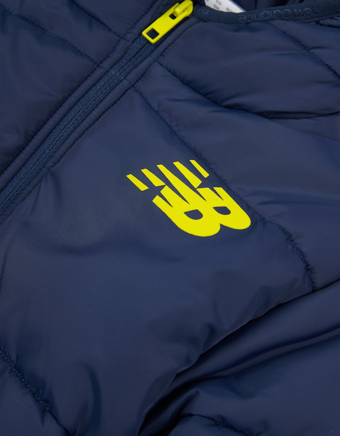 Baby Boys Bond Quilted Graphic Jacket in Navy