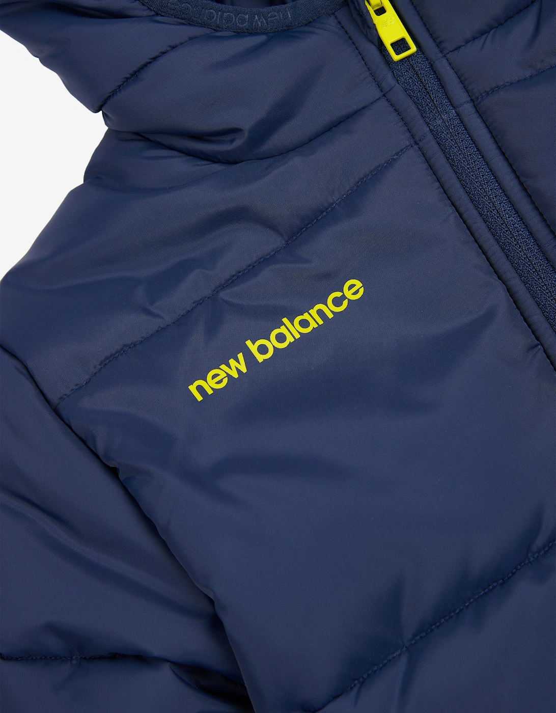 Baby Boys Bond Quilted Graphic Jacket in Navy