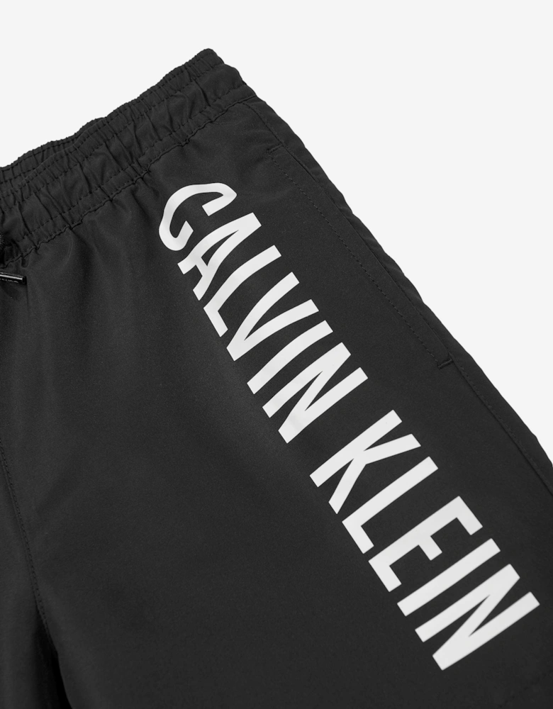 Boys Logo Swim Shorts in Black