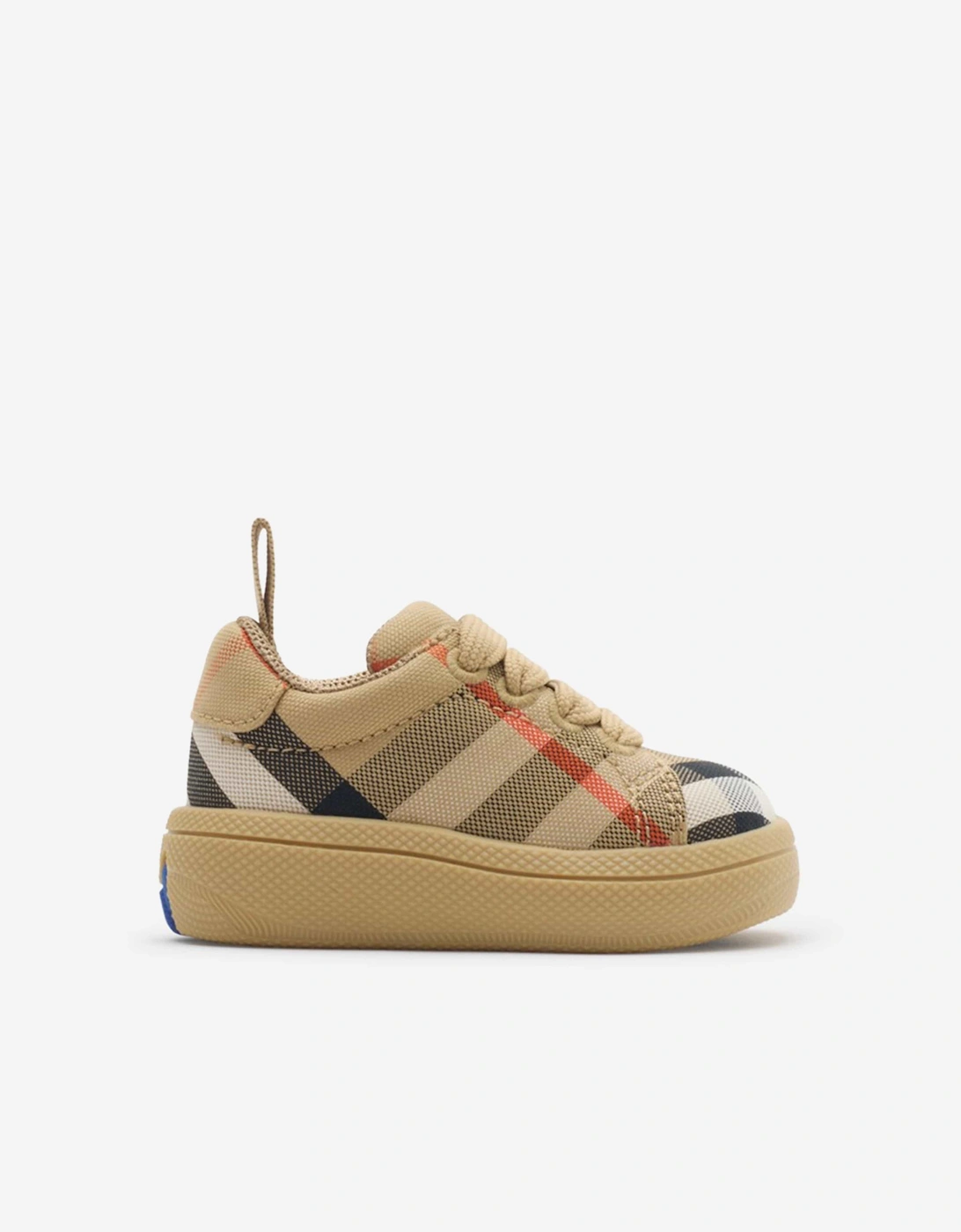 Baby Cambridge Check Trainers in Beige, 5 of 4