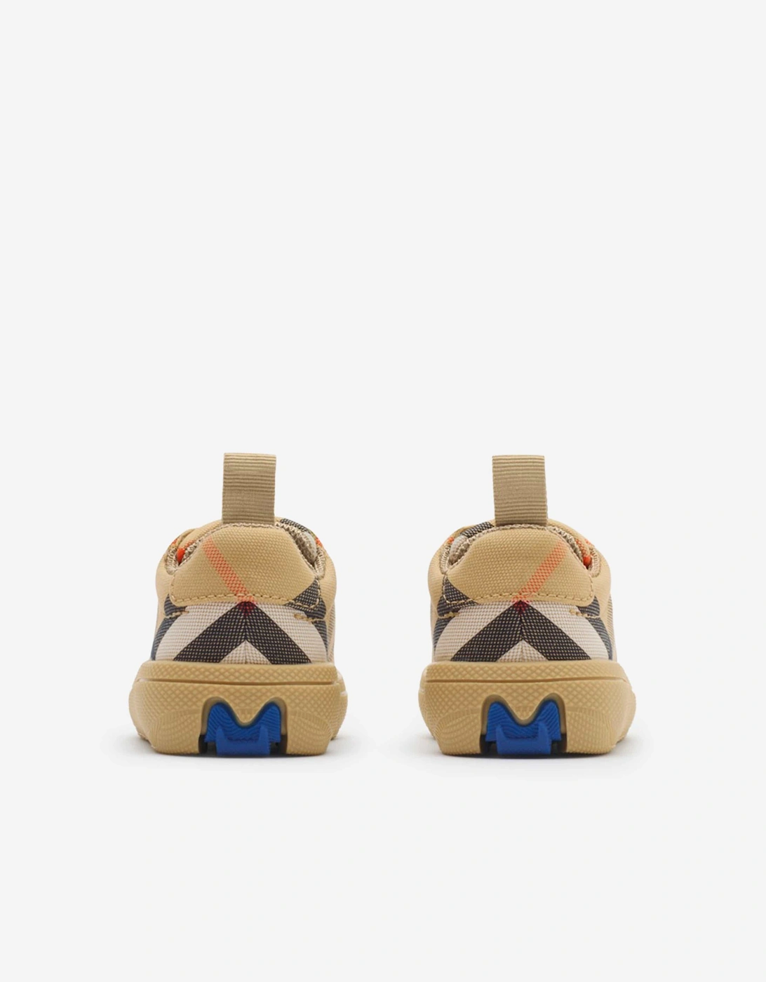 Baby Cambridge Check Trainers in Beige