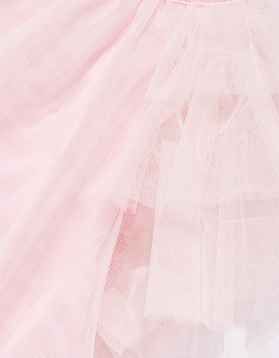 Girls FF Logo Tulle Dress in Pink
