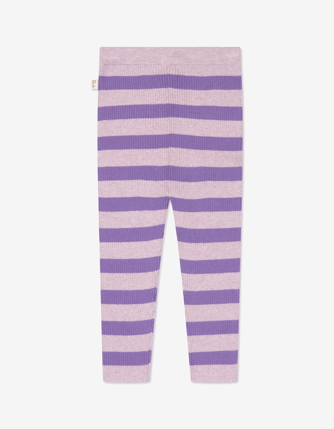 Baby Girls Cashmere Knit Leggings in Purple
