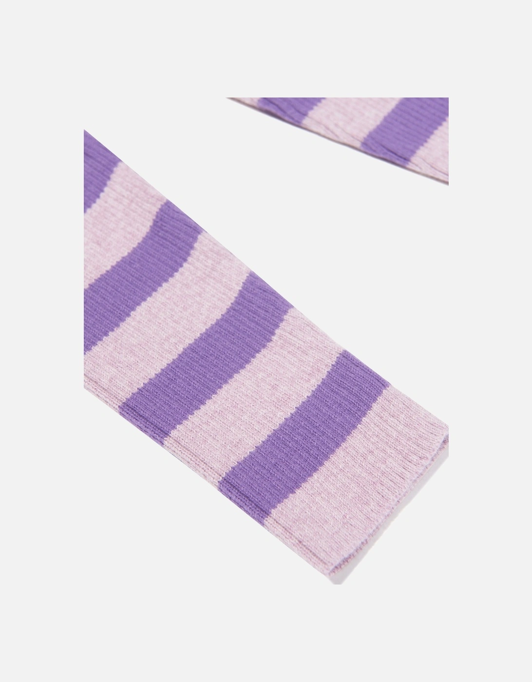 Baby Girls Cashmere Knit Leggings in Purple