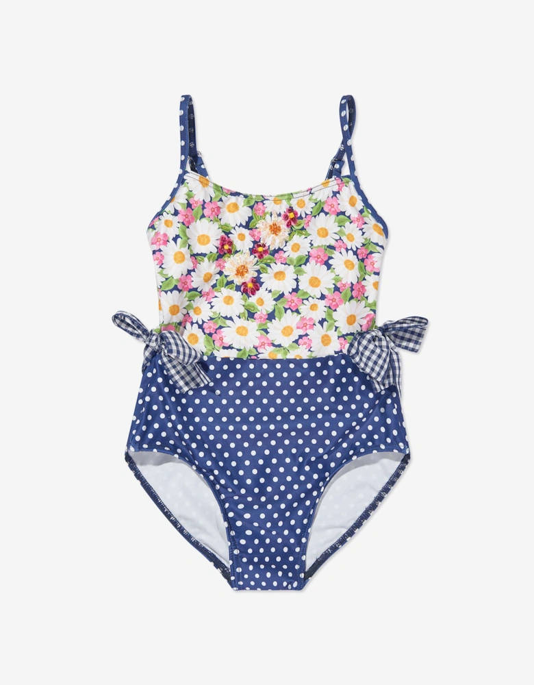 Girls Daisy Swimsuit in Multicolour