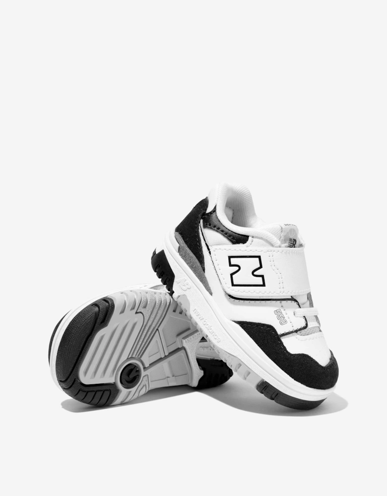 Kids 550 Logo Trainers in Black