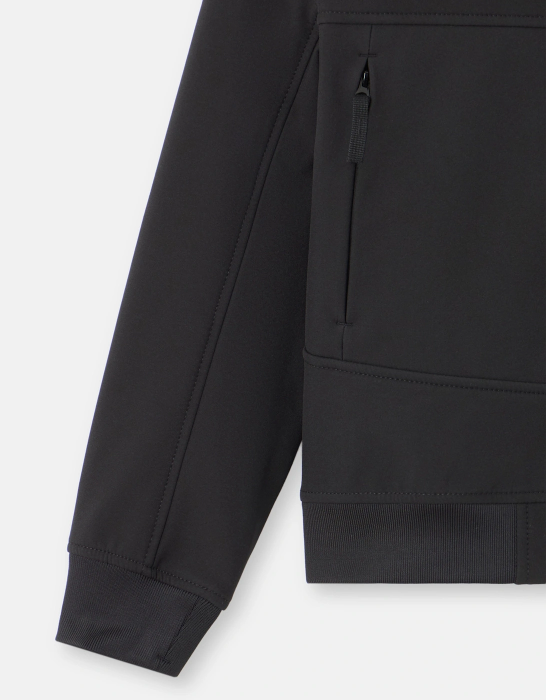 Kids Short Parka Jacket in Black