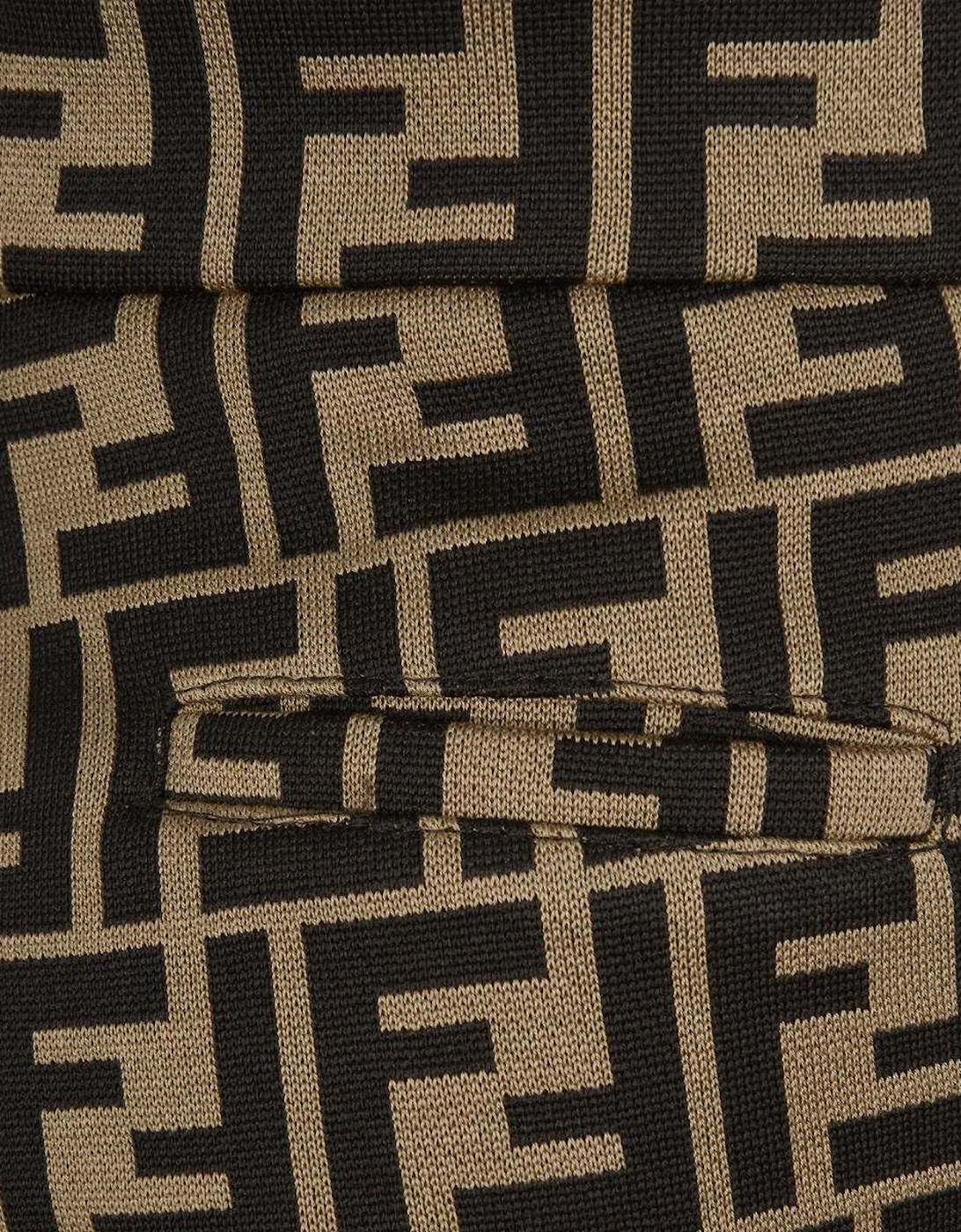 Baby Boys FF Logo Shorts in Brown