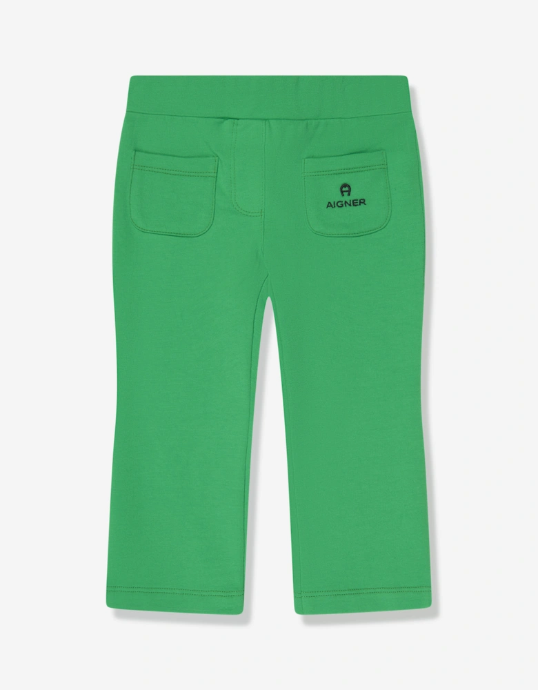Baby Girls Logo Joggers in Green
