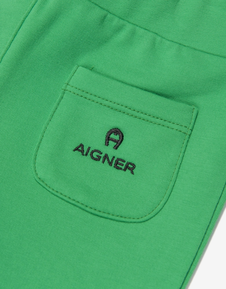 Baby Girls Logo Joggers in Green