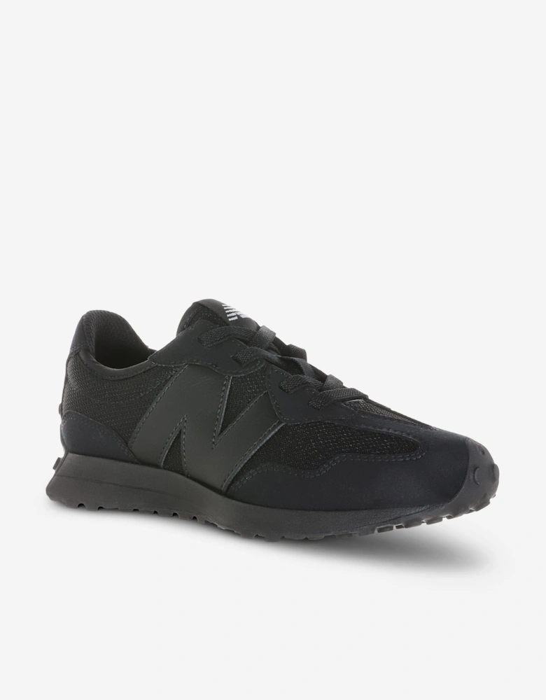Boys 327 Trainers in Black