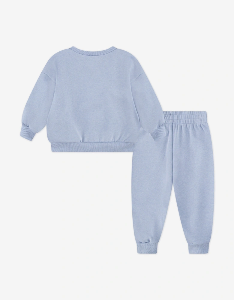 Kids Essential Fleece Tracksuit in Blue