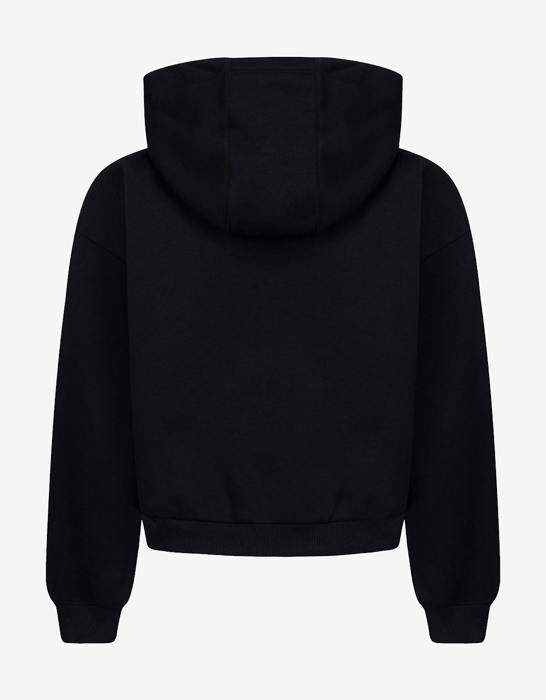 Girls NSW Club Fleece Boxy Hoodie in Black
