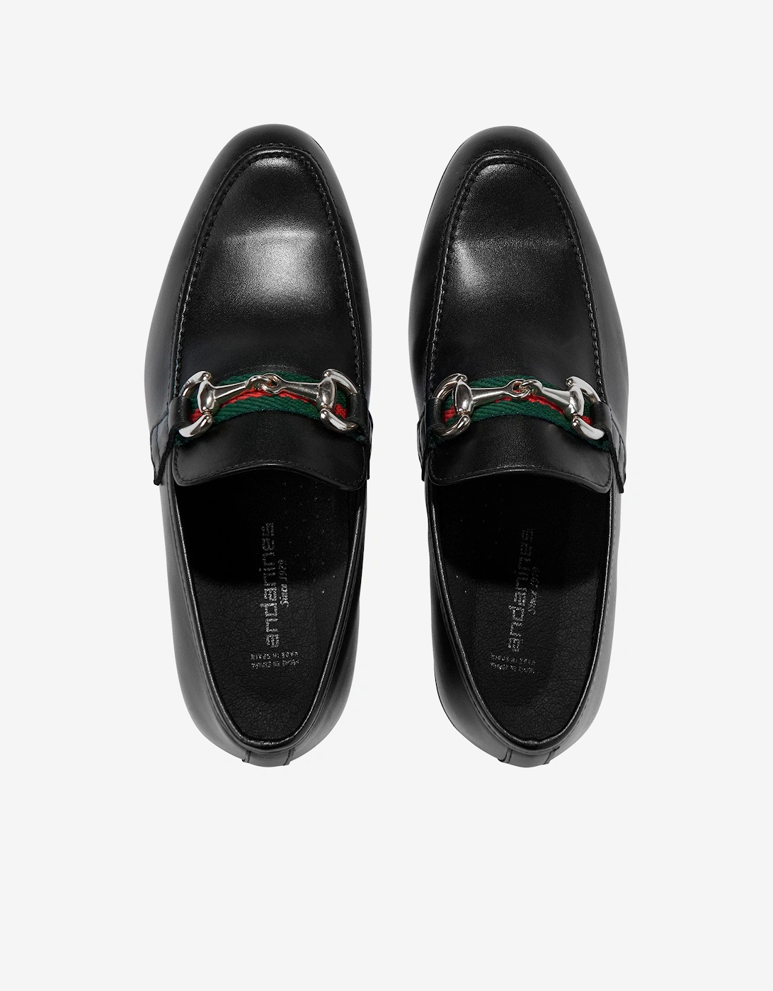 Boys Leather Loafers in Black