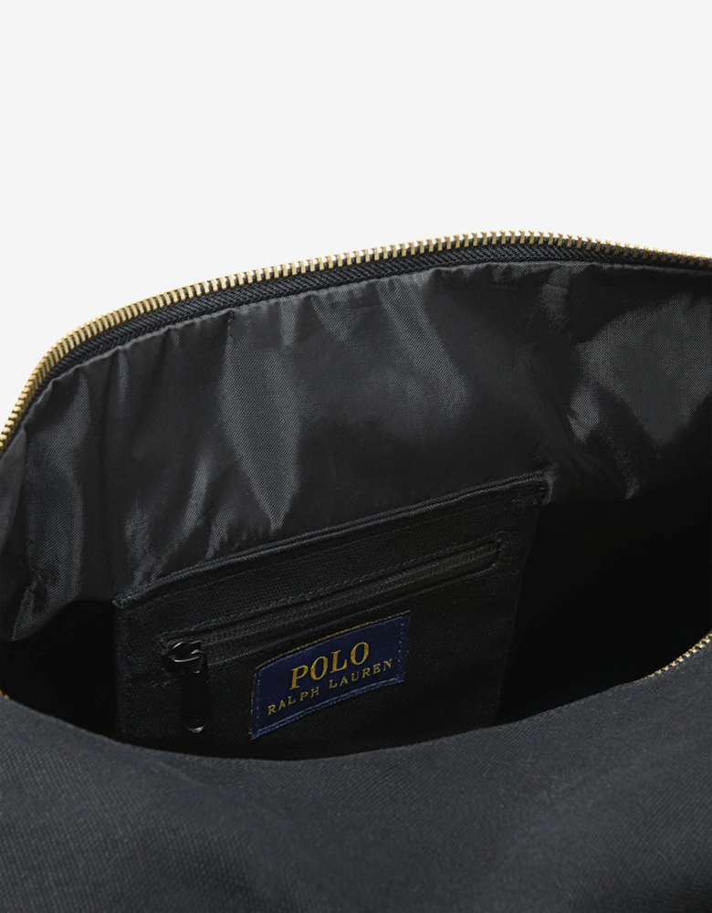 Boys Polo Player Duffle Bag in Black (47cm)