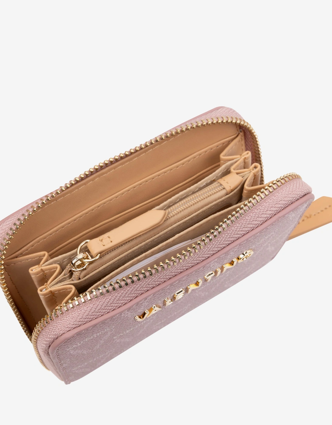 Lady Re Zip Around Wallet in Pink (13cm)
