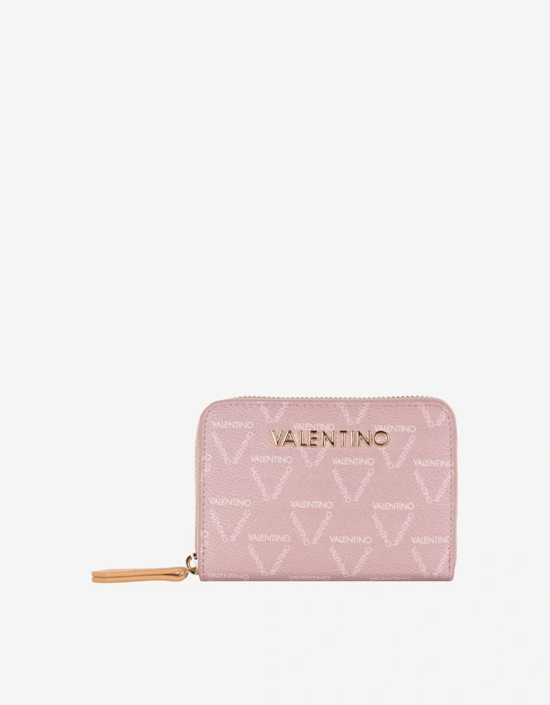 Lady Re Zip Around Wallet in Pink (13cm)