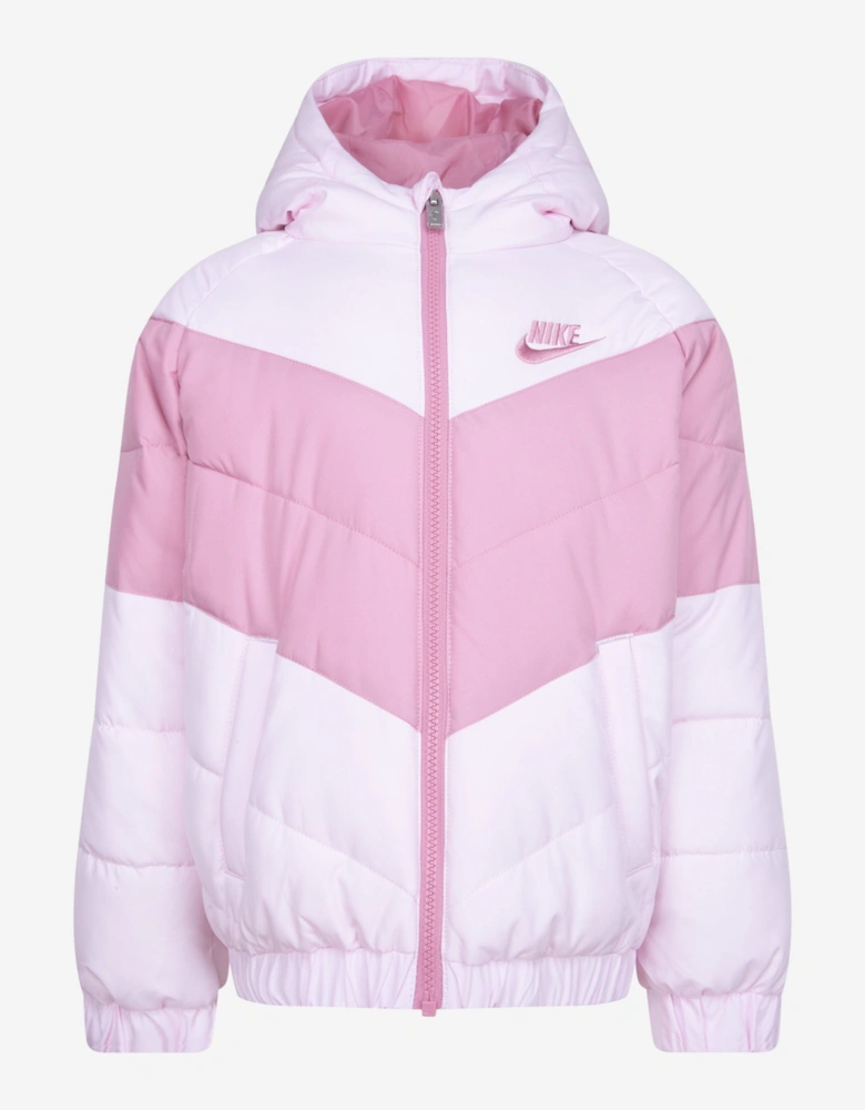 Girls Synfil Jacket in Pink