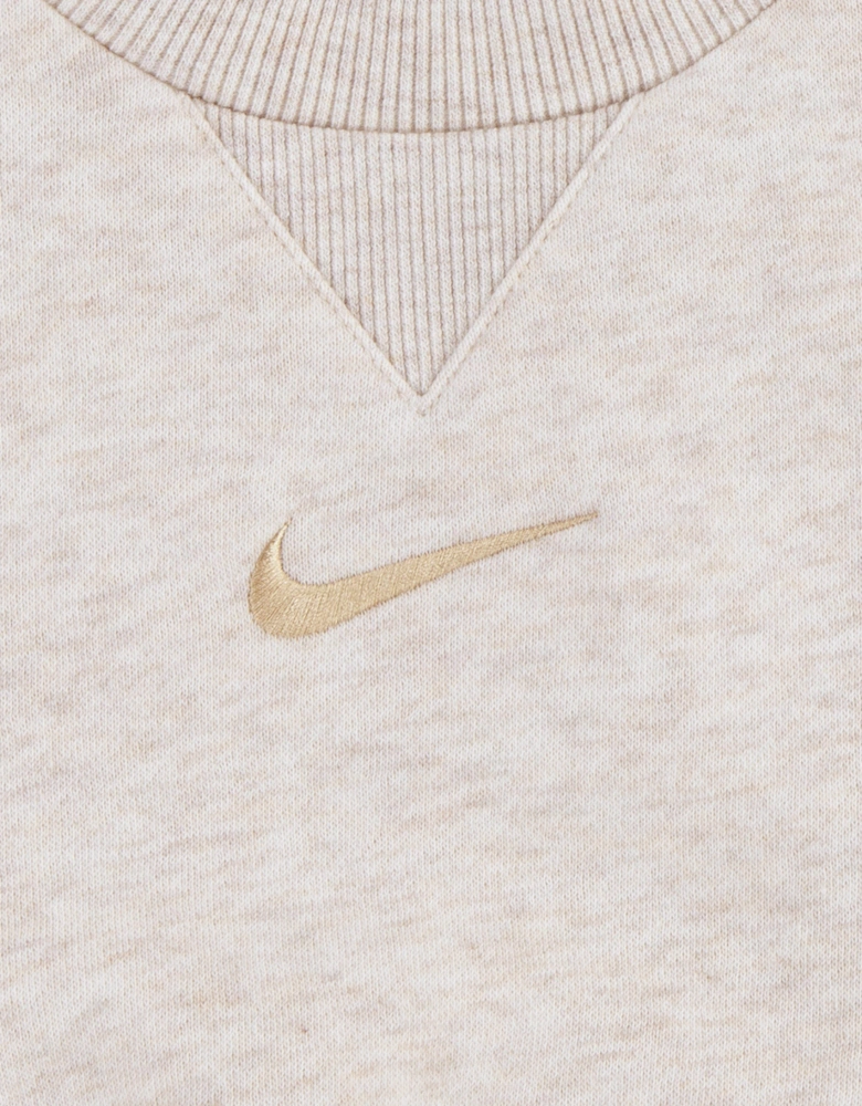 Kids Essential Fleece Tracksuit in Ivory