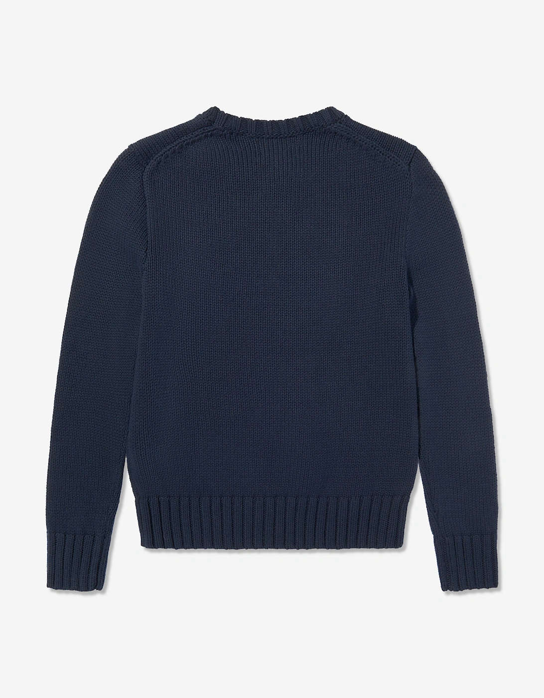 Boys Cotton Flag Jumper in Navy