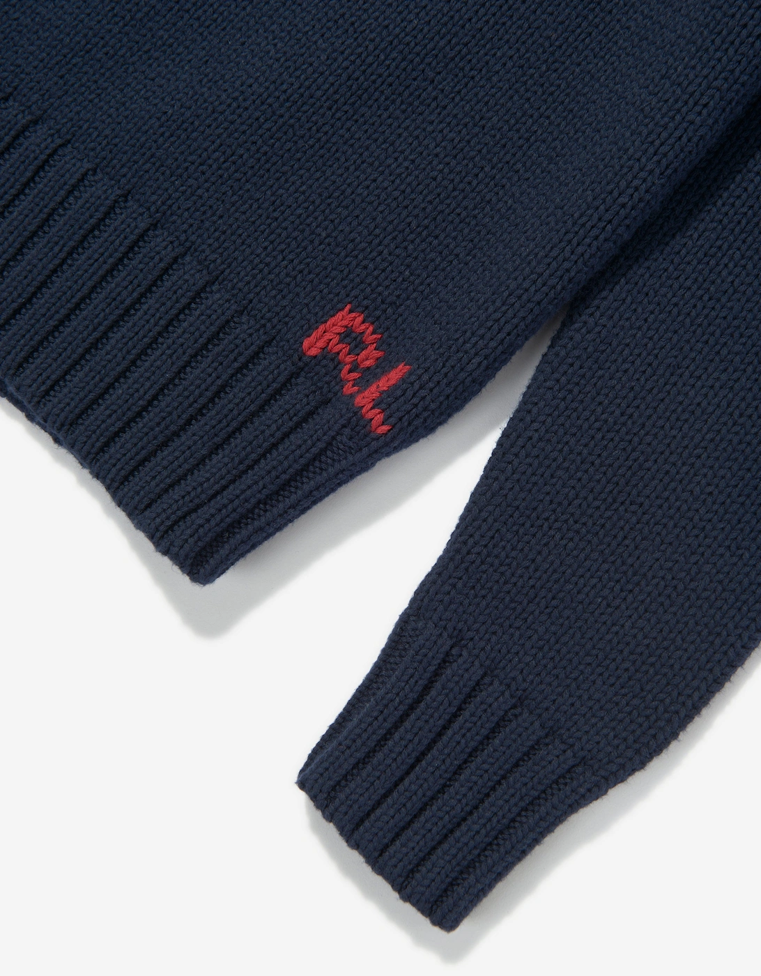 Boys Cotton Flag Jumper in Navy