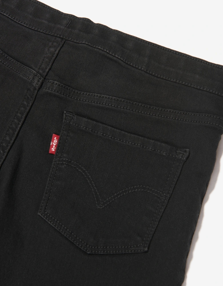 Girls Pull On Jeggings in Black
