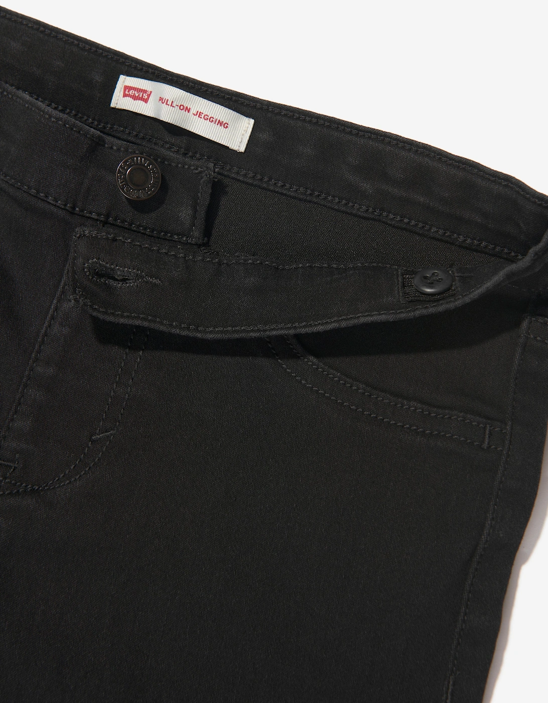 Girls Pull On Jeggings in Black
