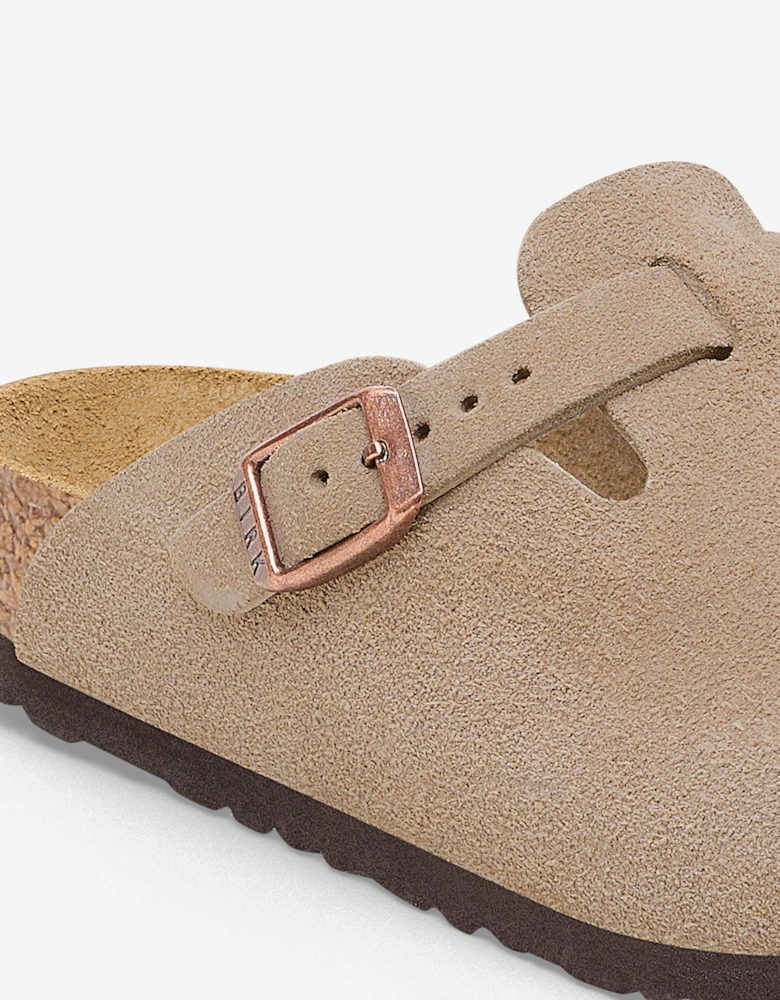 BIRKENSTOCK Kids Boston Clog Sandals in Beige
