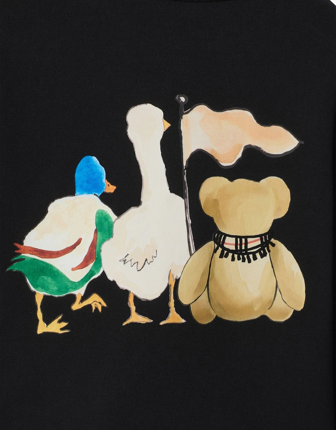Boys Teddy and Friends Sweatshirt in Black