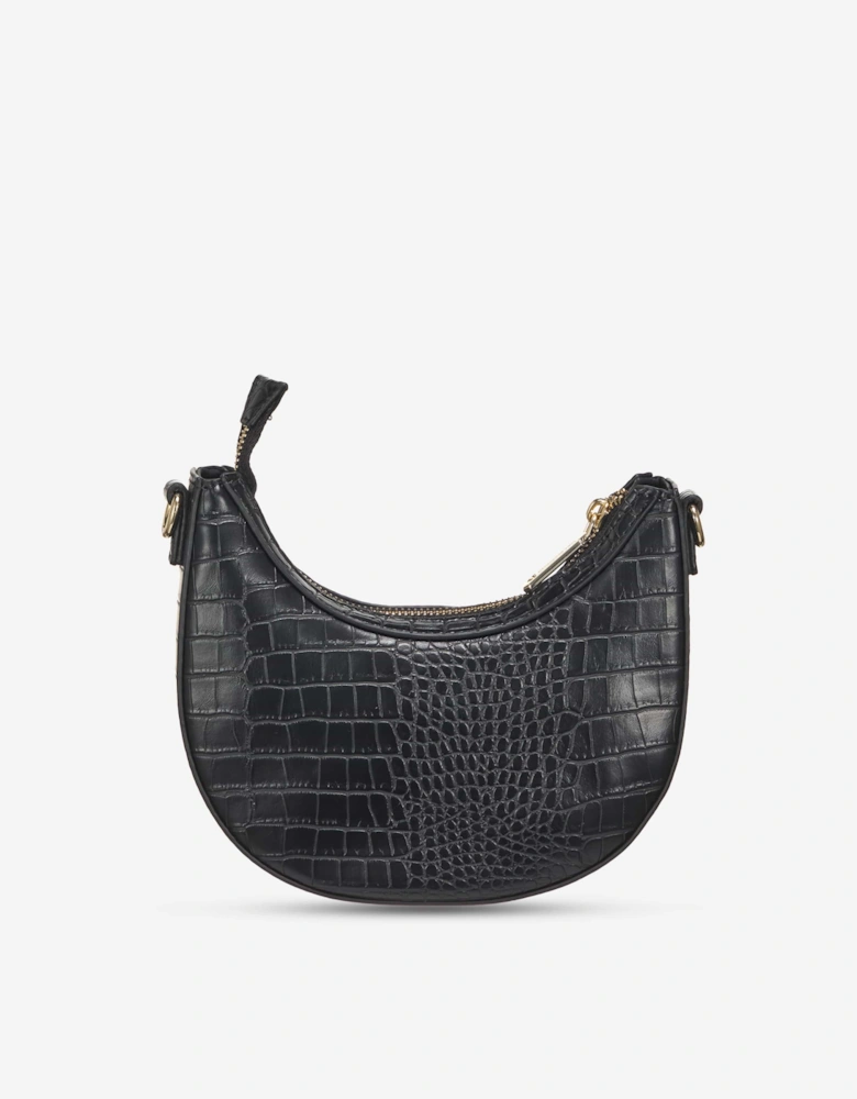 Icon Hobo Bag in Black (18.5cm)