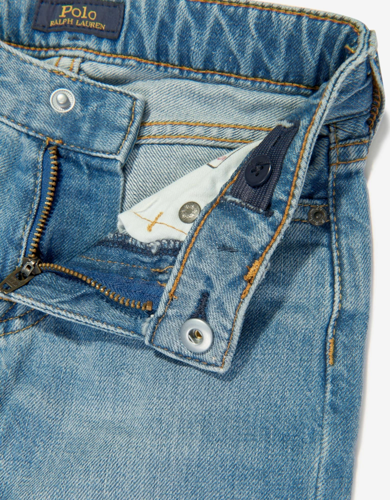 Girls Polo Boyfriend Jeans in Blue