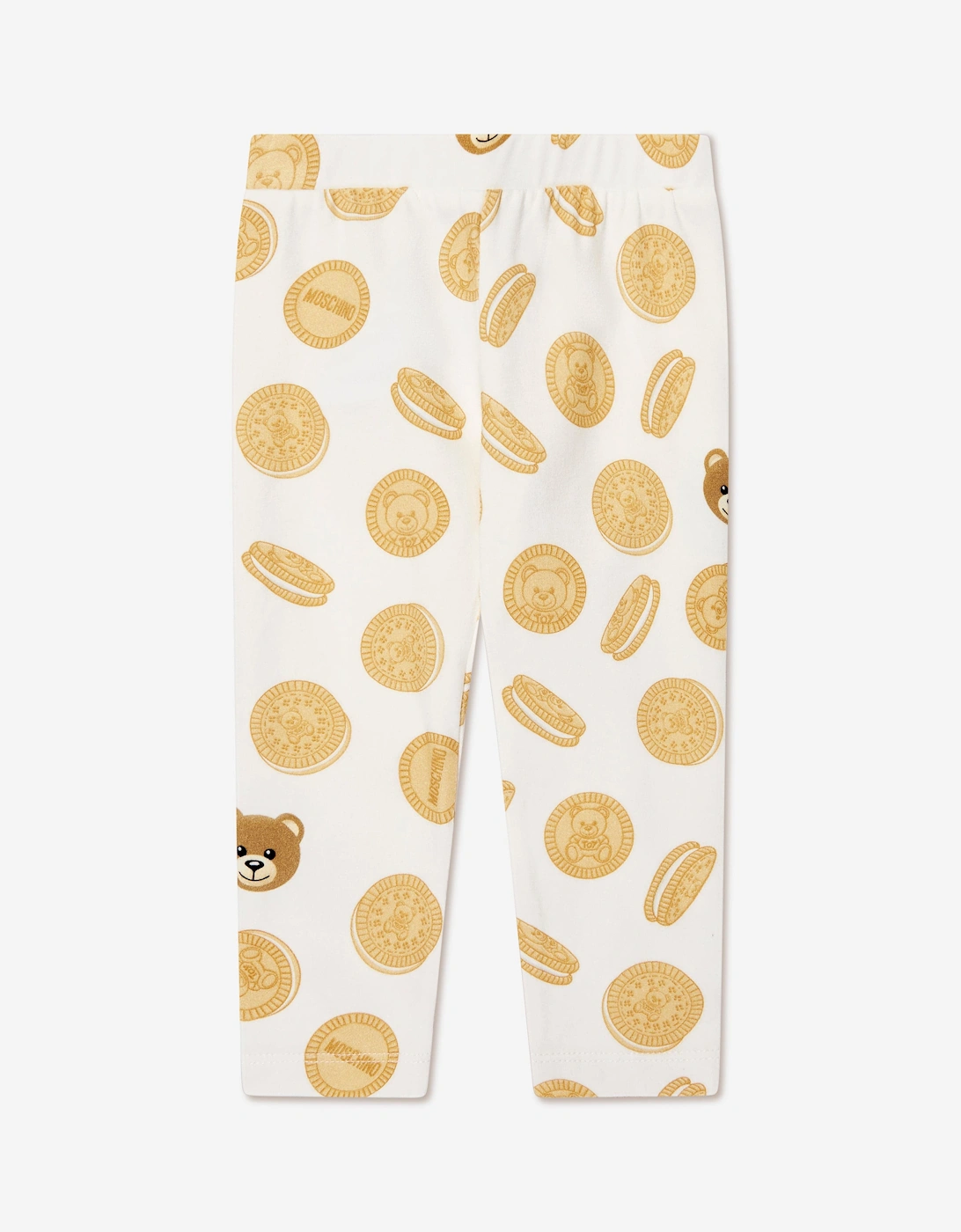Baby Girls Cookie Leggings in Ivory, 5 of 4