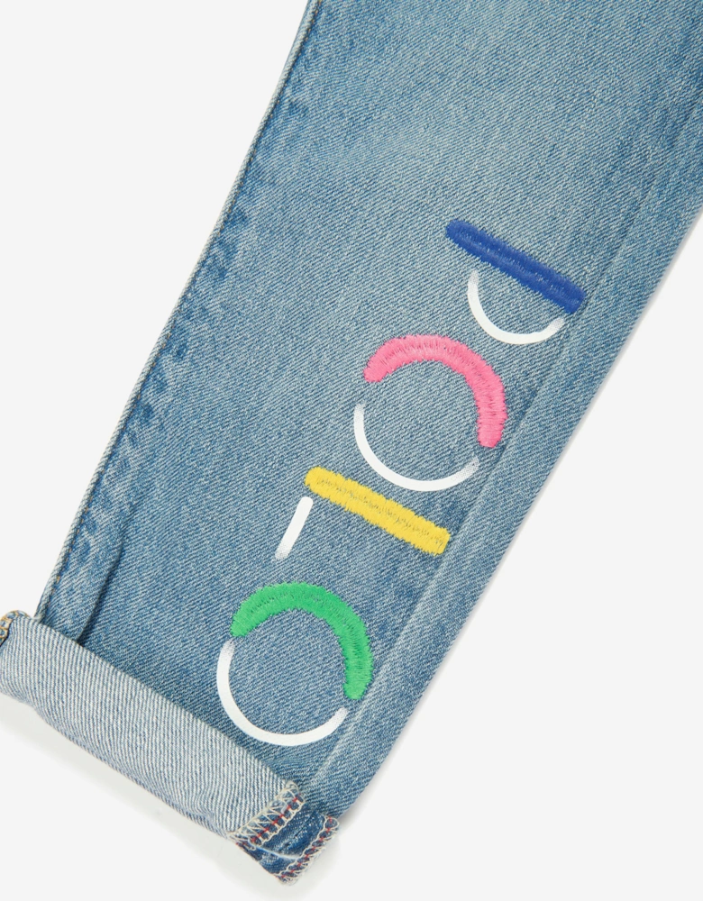 Girls Polo Boyfriend Jeans in Blue