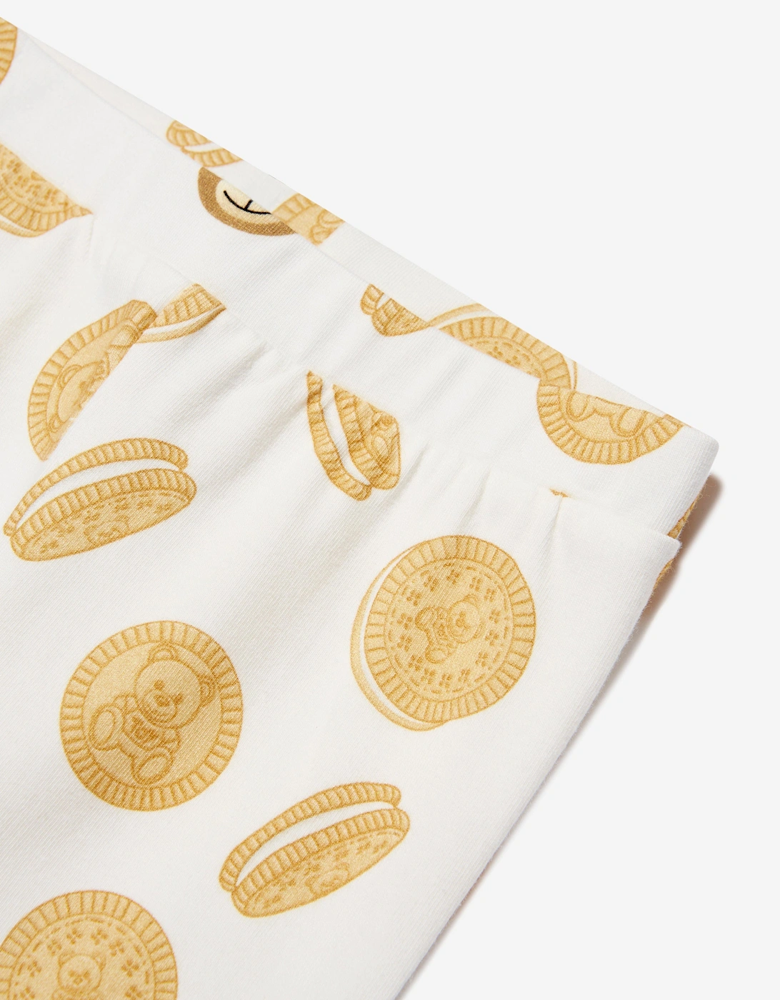 Baby Girls Cookie Leggings in Ivory