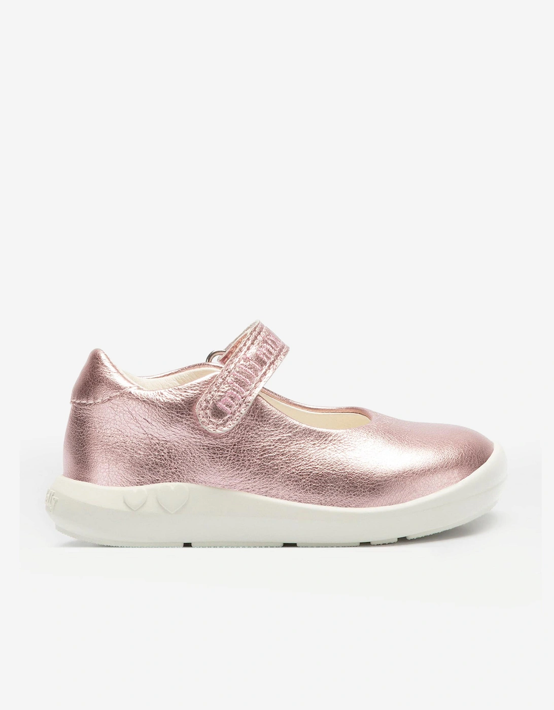 Girls Kayla Leather Pumps in Pink, 5 of 4