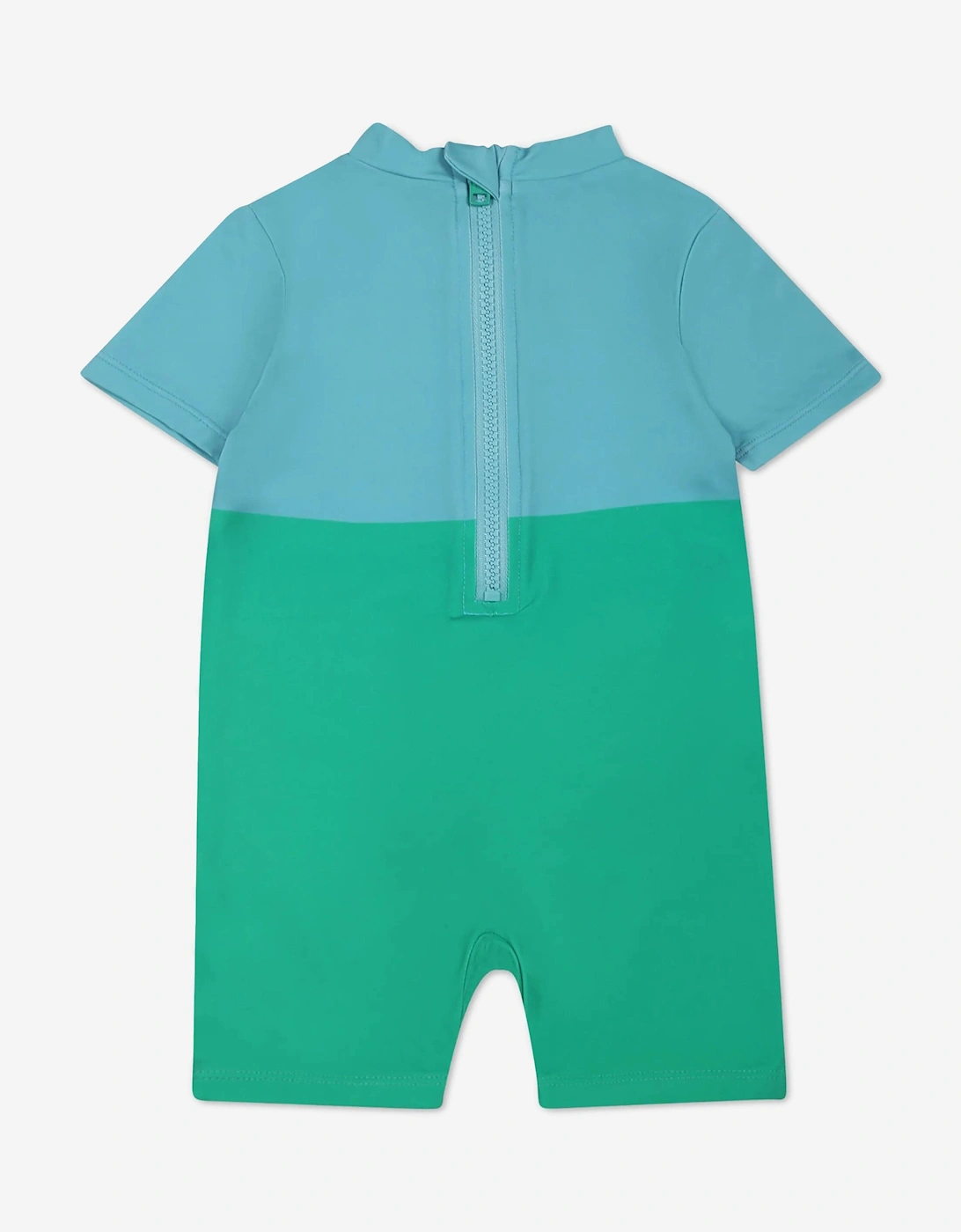 Baby Boys Frog All In One Swimsuit in Green