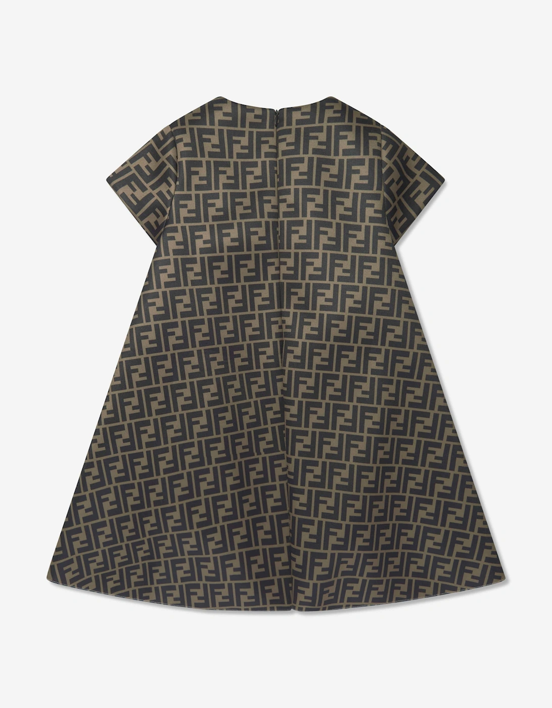 Girls Neoprene FF Logo Bow Dress