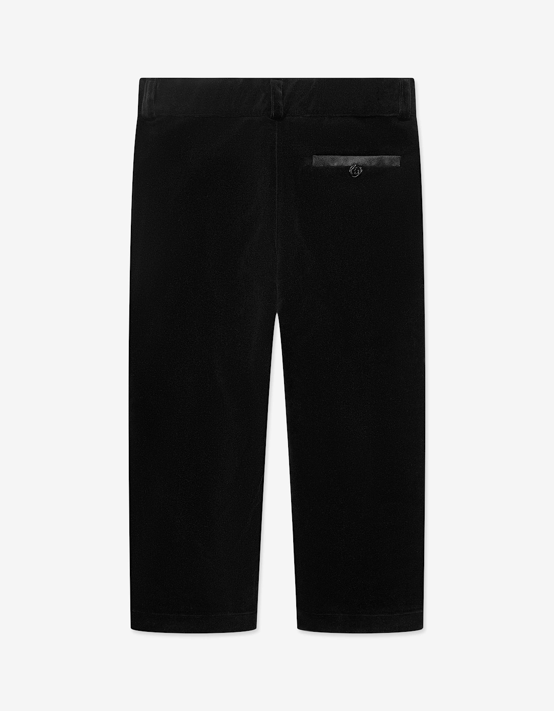 Boys Cotton Trousers in Black