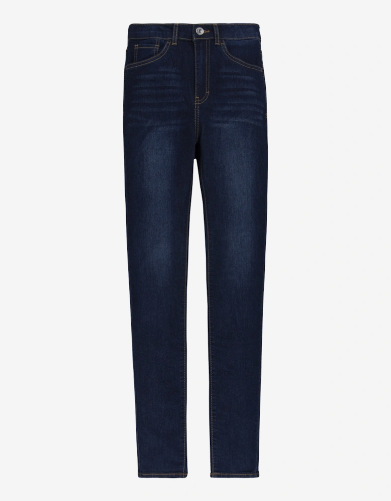 Girls 720 High Rise Super Skinny Jeans in Blue